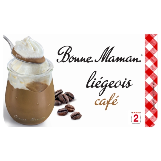 Dessert Liégeois au Café Pur Robusta BONNE MAMAN