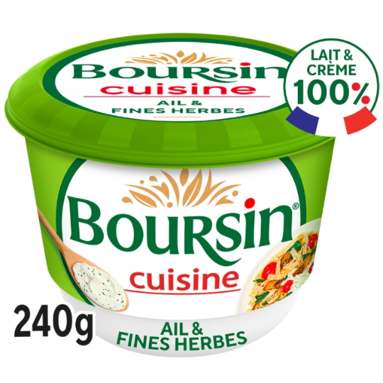 Fromage à Cuisiner Ail et Fines Herbes BOURSIN