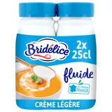 Crème UHT fluide légère 12% MG BRIDELICE