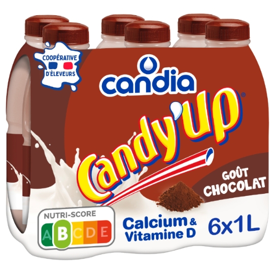 Boisson à Base de Lait Chocolat Candy'Up CANDIA