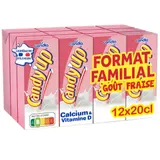 Boisson à Base de Lait Fraise Candy'Up CANDIA