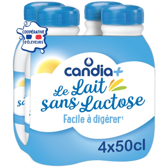 Lait Sans Lactose CANDIA+