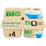 Fromage frais nature  Bio CARREFOUR BIO