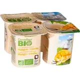 Yaourt mangue vanille  Bio CARREFOUR BIO