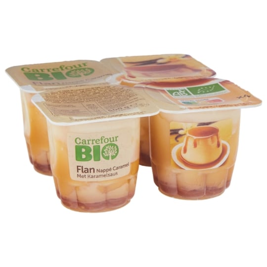 Desserts  flan caramel Bio CARREFOUR BIO