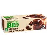 Mousse au chocolat  Bio CARREFOUR BIO