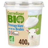 Fromage blanc  au lait de brebis Bio CARREFOUR BIO