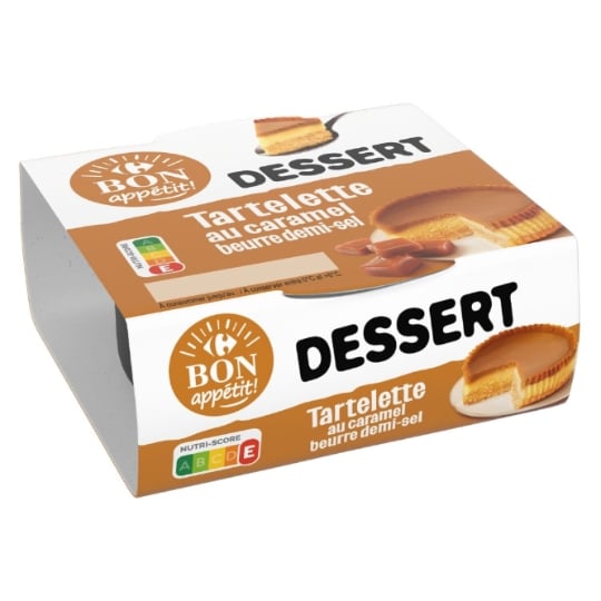 Dessert tartelette au caramel CARREFOUR BON APPETIT !