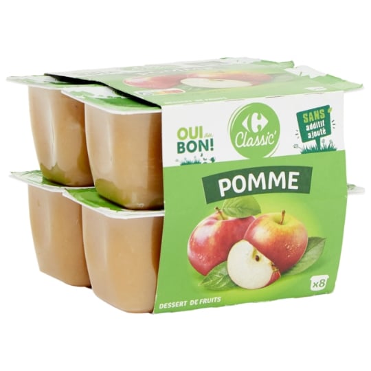 Compote Pomme CARREFOUR CLASSIC'