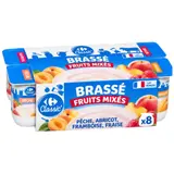 Yaourts fruits mixés brassé CARREFOUR CLASSIC'