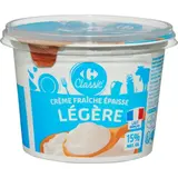 Crème Fraîche Épaisse Légère 15% Mg CARREFOUR CLASSIC'