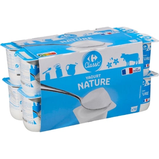 Yaourts Nature nature CARREFOUR CLASSIC'