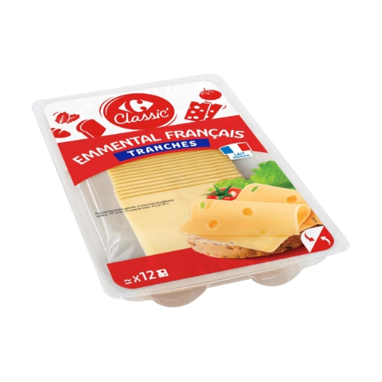 Emmental en tranches CARREFOUR CLASSIC'