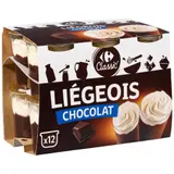 Dessert liégeois chocolat CARREFOUR CLASSIC'