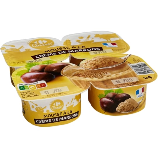 Mousse crème de marron CARREFOUR CLASSIC'