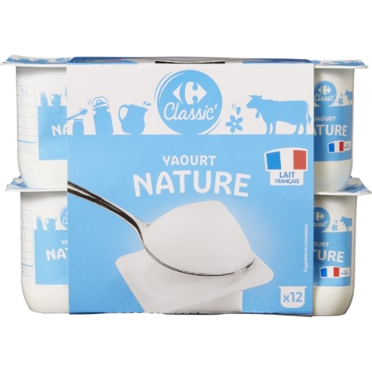 Yaourts Nature nature CARREFOUR CLASSIC'