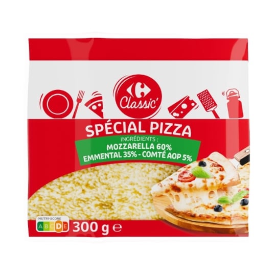 Fromage Râpé Spécial Pizza CARREFOUR CLASSIC'