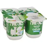 Yaourts Nature Lait de Chèvre CARREFOUR CLASSIC'