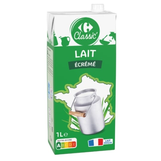 Lait Écrémé CARREFOUR CLASSIC'