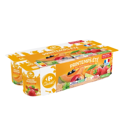 Yaourts aux fruits d'été CARREFOUR CLASSIC'