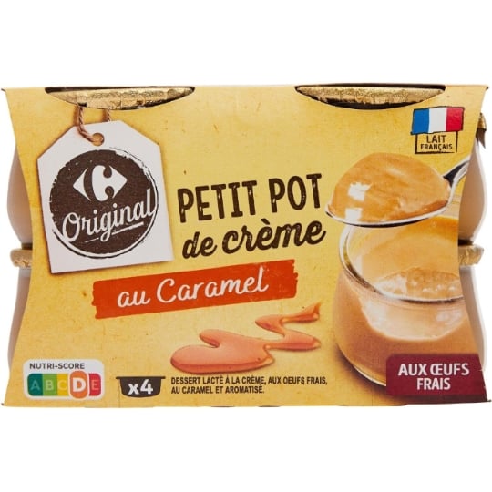 Crèmes dessert caramel CARREFOUR ORIGINAL
