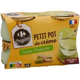Dessert crème pistache CARREFOUR ORIGINAL