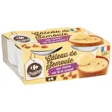 Gâteau de semoule  aux raisins et caramel CARREFOUR ORIGINAL