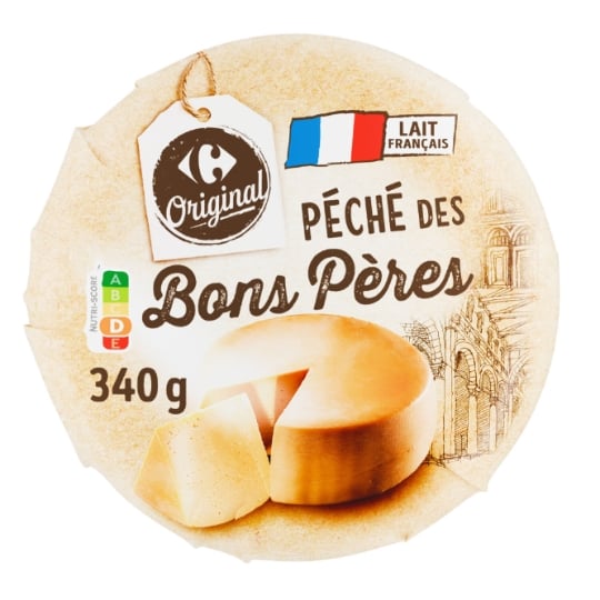 Fromage Péché des Bons Pères CARREFOUR ORIGINAL
