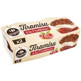 Dessert Tiramisu framboise CARREFOUR ORIGINAL