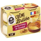 Dessert crème brûlée CARREFOUR ORIGINAL