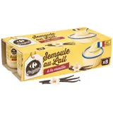 Semoule au lait vanille CARREFOUR ORIGINAL