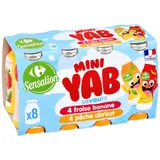 Yaourt à boire aux fruits mini yab CARREFOUR SENSATION
