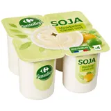 Dessert végétal au soja mandarine citron vert CARREFOUR SENSATION