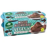 Dessert mousse au chocolat végétal CARREFOUR SENSATION