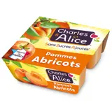Compote Pomme Abricot Sans Sucres Ajoutés CHARLES & ALICE