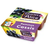 Compote Pomme Cassis Sans Sucres Ajoutés CHARLES & ALICE