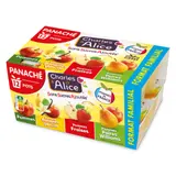 Compote Panaché Pomme Banane Vanille Fraise Poire Sans Sucres Ajoutés CHARLES & ALICE