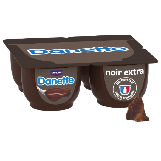 Crème dessert chocolat noir DANETTE