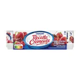 Yaourts aux fruits rouges fraise cerise framboise recette crémeuse DANONE