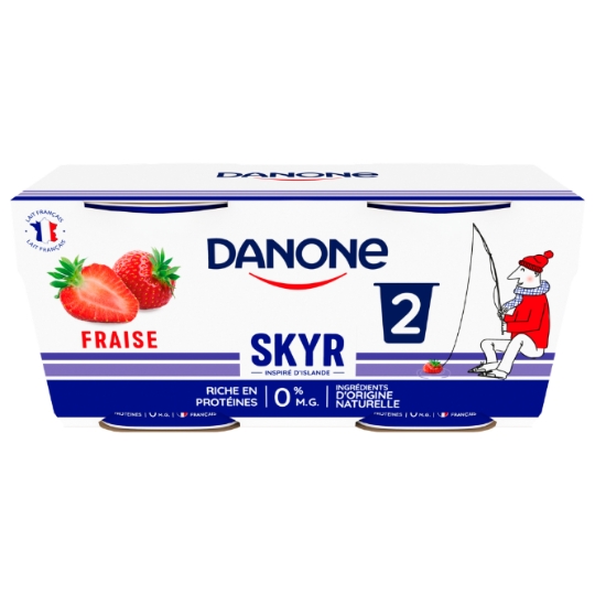 Skyr Fraise 0% MG DANONE