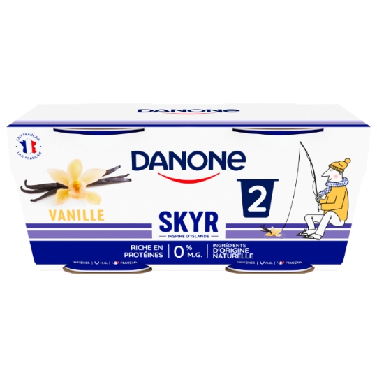 Skyr Vanille 0% MG DANONE