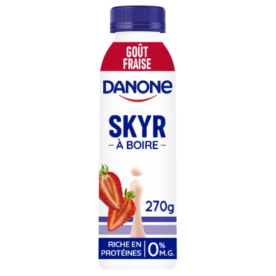 Skyr à Boire Fraise 0% MG DANONE