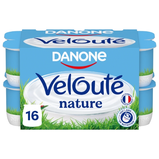 Yaourts Brassé Nature DANONE VELOUTE