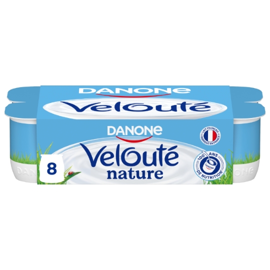 Yaourts Brassé Nature DANONE VELOUTE