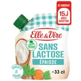 Crème Fraiche  Epaisse Légère sans lactose 4% Mat.Gr.  ELLE & VIRE