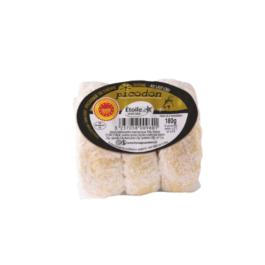 Fromage de Chèvre Picodon  24% MG AOP ETOILE DU VERCORS