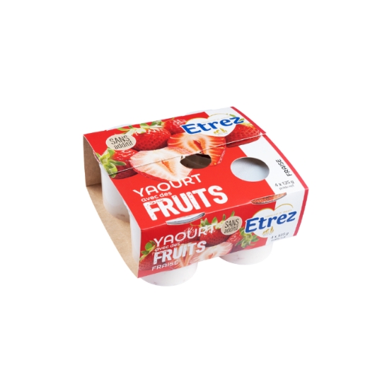 Yaourts fraise  ETREZ