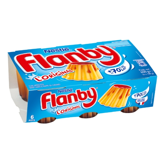 Flan vanille caramel FLANBY