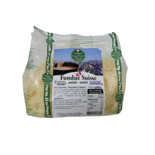 Fondue Suisse moitié-moitié FROMAGERIE EDOUARD CONUS