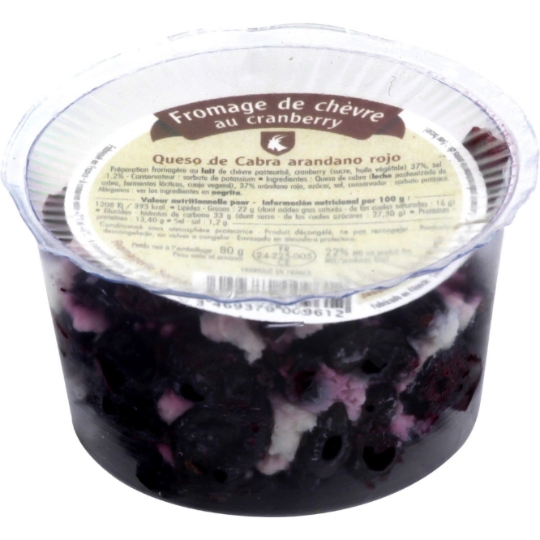 Fromage de Chèvre Cranberry FROMAGERIE SOREDA